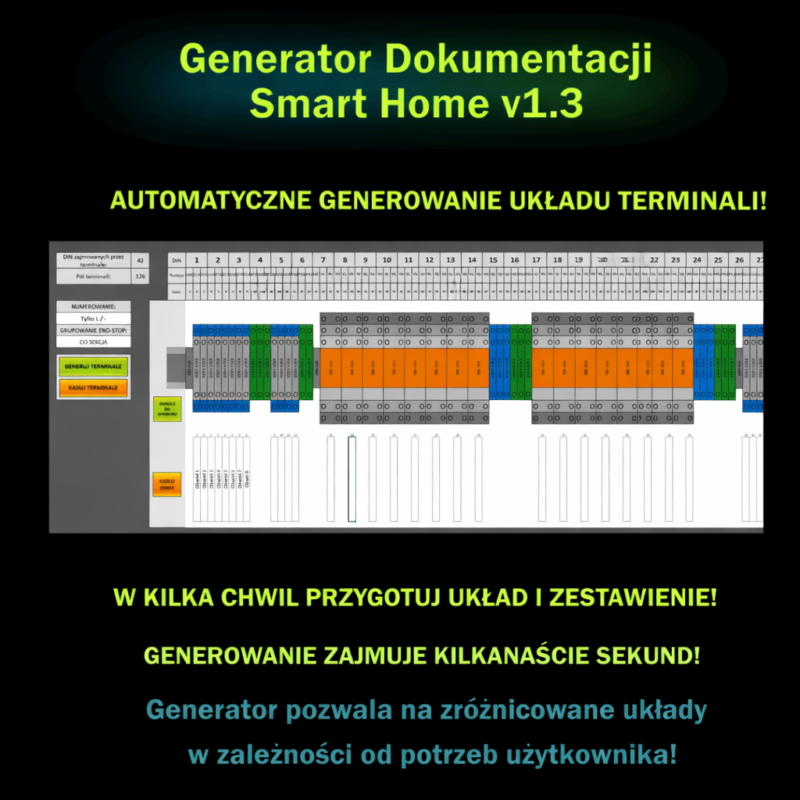 GDSH v1.3  -  Generator Dokumentacji Smart Home (dla Grenton) - Licencja